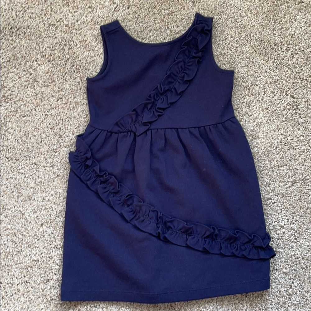 Janie & Jack Navy Ruffle Dress 2T NWT